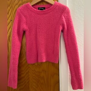 ART CLASS FUZZY FUCHSIA PINK SWEATER SZE XS 4/5